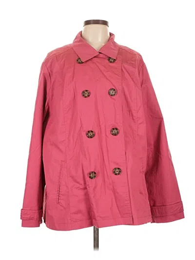 Pre-owned Merona Coat In Pink