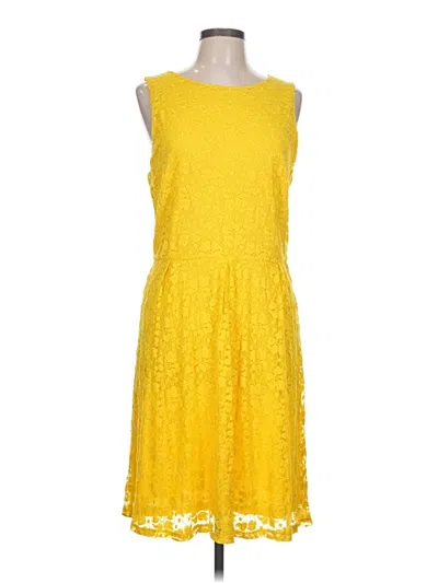 Pre-owned Merona Cocktail Dress In Yellow