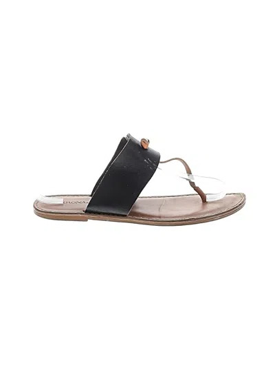 Pre-owned Merona Flip Flops In Black