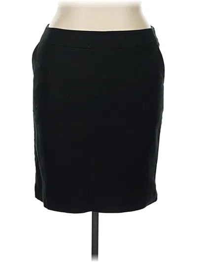 Pre-owned Merona Formal Skirt In Black