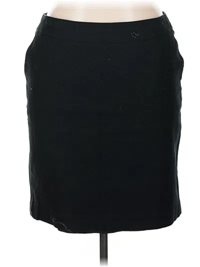 Pre-owned Merona Formal Skirt In Black