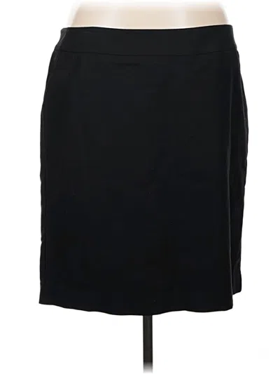 Pre-owned Merona Formal Skirt In Black