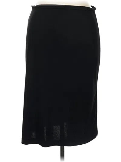 Pre-owned Merona Formal Skirt In Black