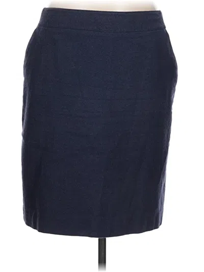Pre-owned Merona Formal Skirt In Blue