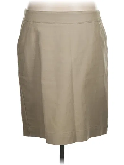 Pre-owned Merona Formal Skirt In Brown
