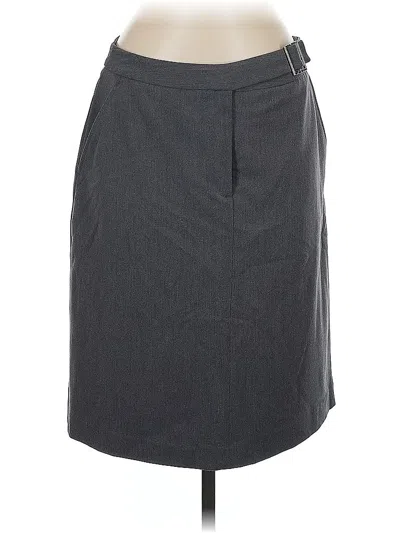 Pre-owned Merona Formal Skirt In Gray