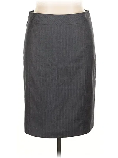 Pre-owned Merona Formal Skirt In Gray