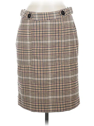 Pre-owned Merona Formal Skirt In Tan
