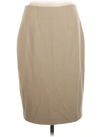 Pre-owned Merona Formal Skirt In Tan