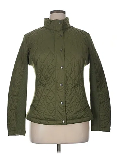 Pre-owned Merona Jacket In Green