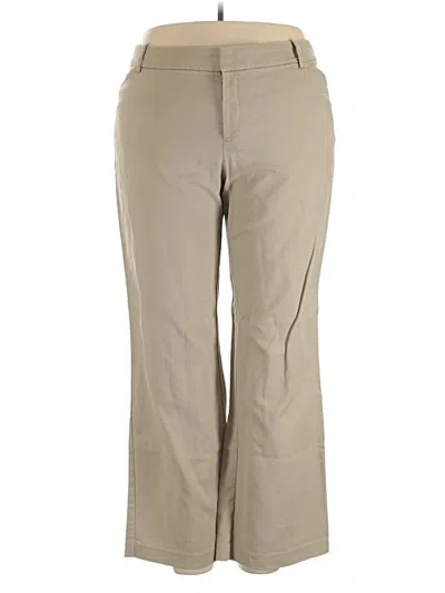 Pre-owned Merona Khaki Pant In Brown