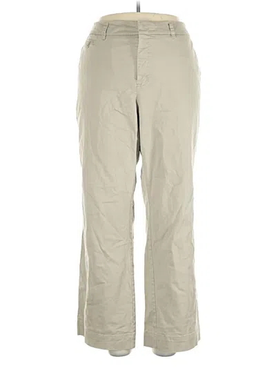 Pre-owned Merona Khaki Pant In Brown