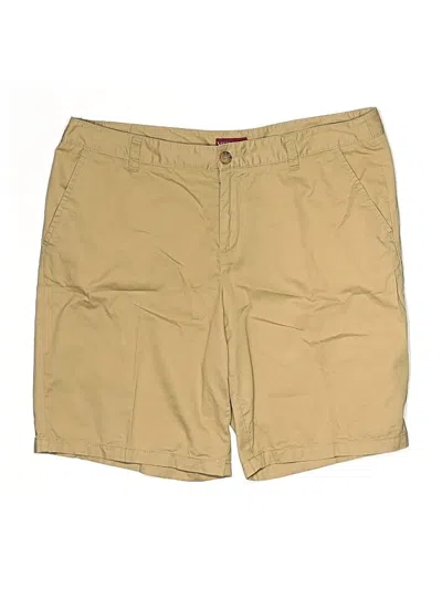 Pre-owned Merona Khaki Shorts In Brown