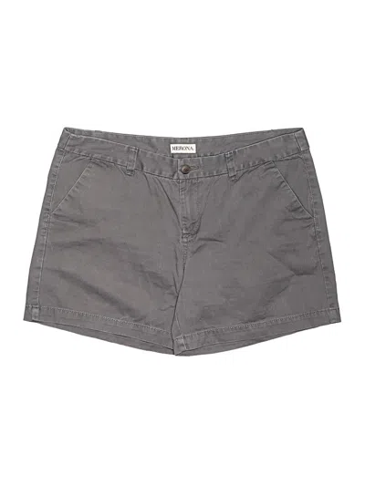 Pre-owned Merona Khaki Shorts In Gray
