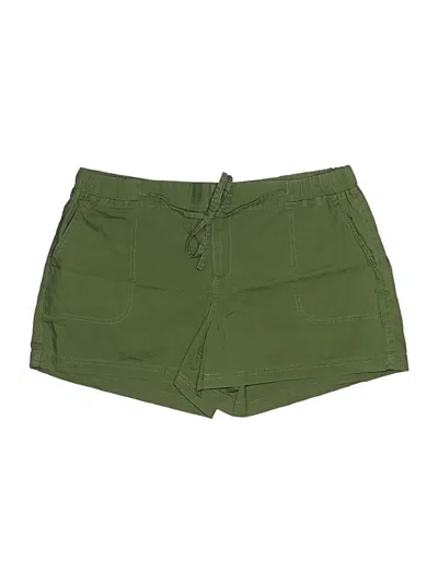Pre-owned Merona Khaki Shorts In Green