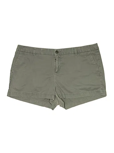 Pre-owned Merona Khaki Shorts In Green