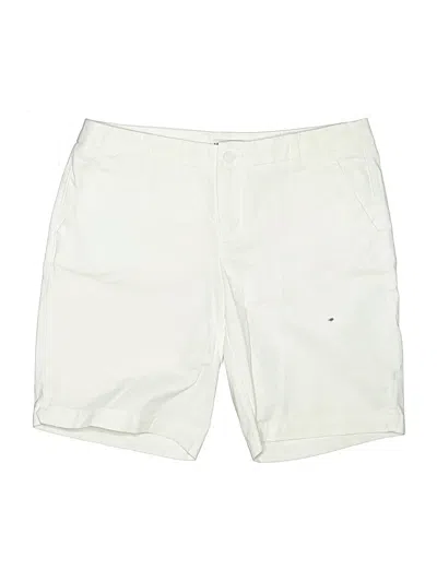 Pre-owned Merona Khaki Shorts In Ivory