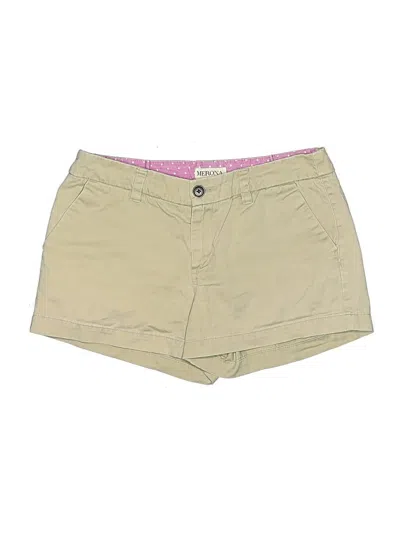 Pre-owned Merona Khaki Shorts In Tan