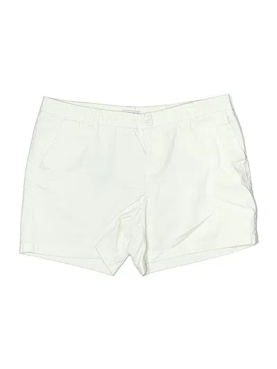 Pre-owned Merona Khaki Shorts In White