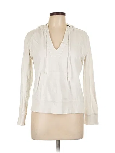 Pre-owned Merona Long Sleeve Top Ivory Cowl Neck Tops In White