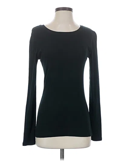 Pre-owned Merona Long Sleeve T-shirt In Black