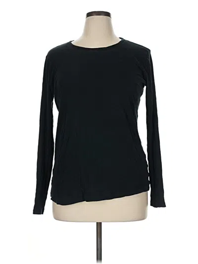 Pre-owned Merona Long Sleeve T-shirt In Black