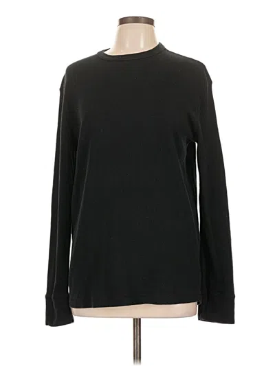 Pre-owned Merona Long Sleeve T-shirt In Black