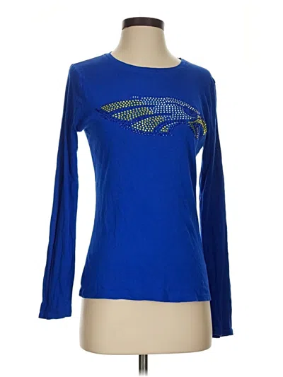 Pre-owned Merona Long Sleeve T-shirt In Blue