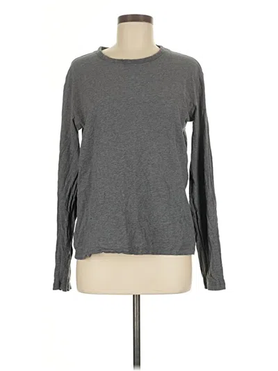 Pre-owned Merona Long Sleeve T-shirt In Gray