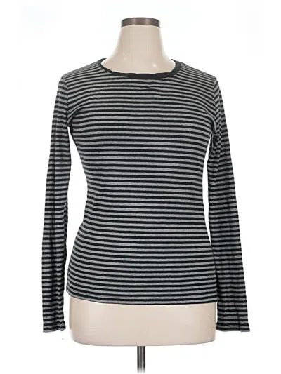 Pre-owned Merona Long Sleeve T-shirt In Gray