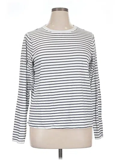 Pre-owned Merona Long Sleeve T-shirt In Silver
