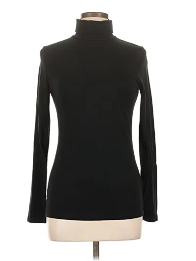 Pre-owned Merona Long Sleeve Turtleneck In Black