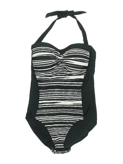 Pre-owned Merona One Piece Swimsuit In Black