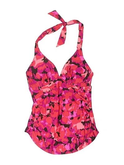Pre-owned Merona One Piece Swimsuit In Pink