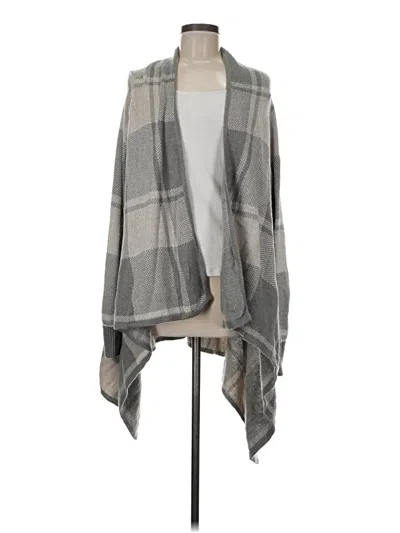 Pre-owned Merona Poncho In Gray