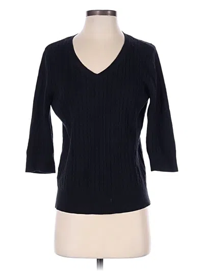 Pre-owned Merona Pullover Sweater In Black