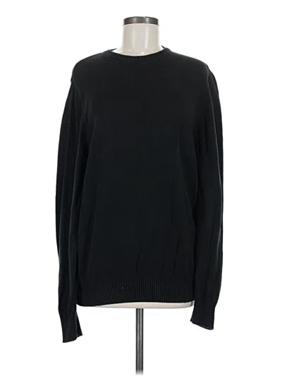 Pre-owned Merona Pullover Sweater In Black