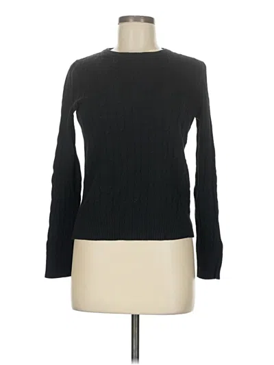 Pre-owned Merona Pullover Sweater In Black