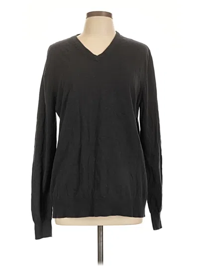 Pre-owned Merona Pullover Sweater In Black