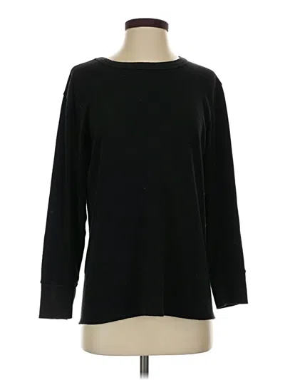 Pre-owned Merona Pullover Sweater In Black