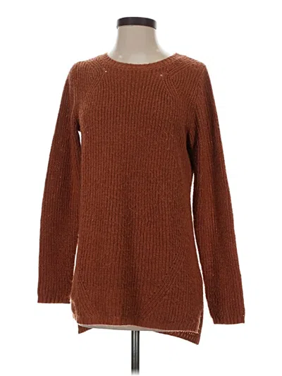 Pre-owned Merona Pullover Sweater In Brown
