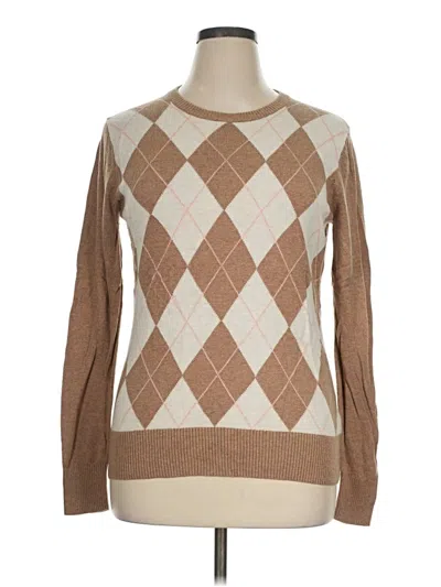 Pre-owned Merona Pullover Sweater In Brown
