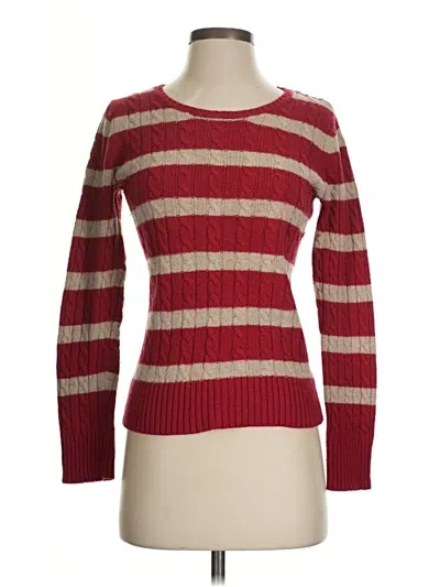 Pre-owned Merona Pullover Sweater In Burgundy
