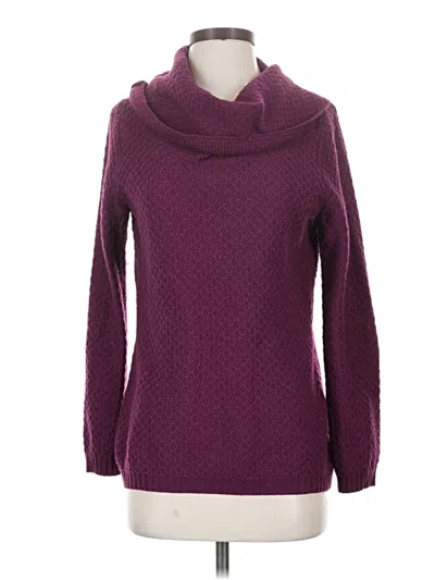 Pre-owned Merona Pullover Sweater In Burgundy