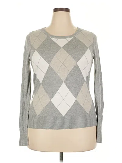 Pre-owned Merona Pullover Sweater In Gray