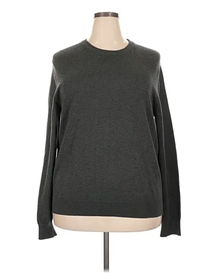 Pre-owned Merona Pullover Sweater In Gray