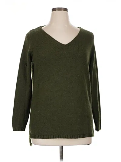 Pre-owned Merona Pullover Sweater In Green