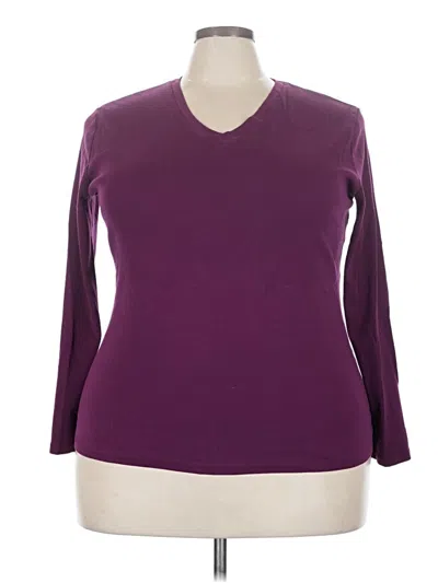Pre-owned Merona Pullover Sweater In Purple