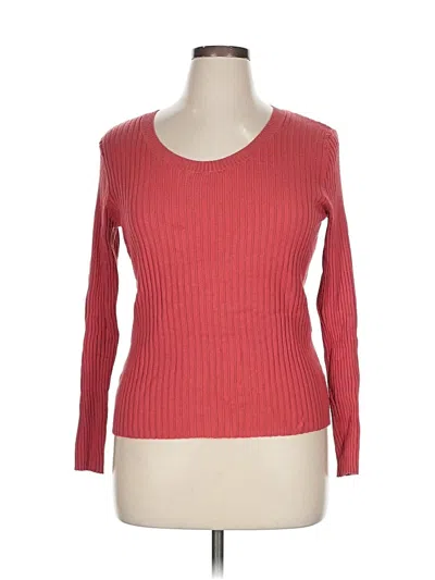 Pre-owned Merona Pullover Sweater In Red