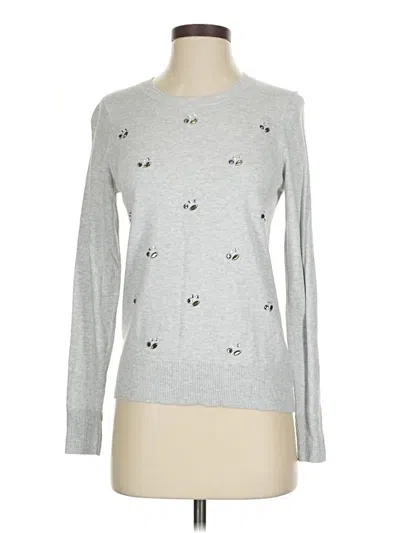 Pre-owned Merona Pullover Sweater In Silver